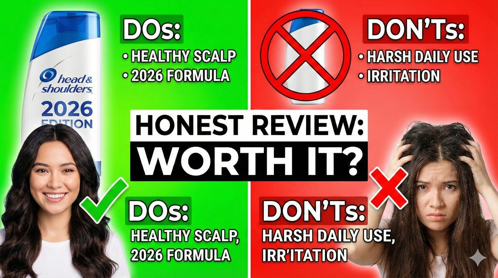 Head and Shoulders anti dandruff shampoo bottle